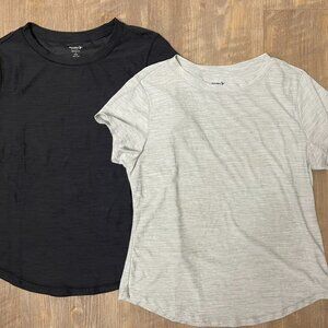 NWT! Old Navy Active Gray Workout Shirts Set Small